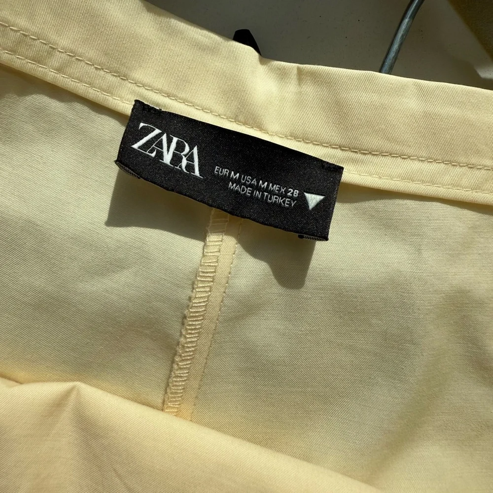 Zara Butter Yellow A-Line Skort